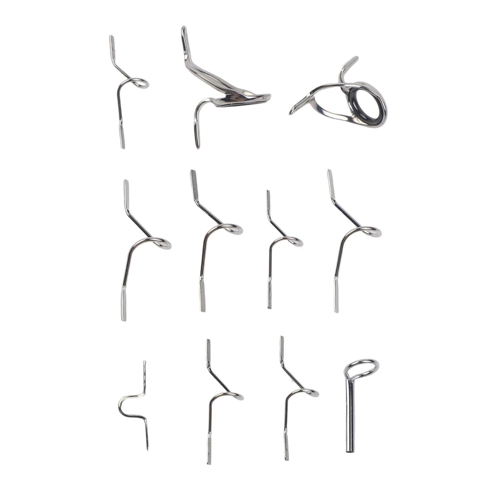 11 Piece Fly Fishing For Rod Guide and Tip Repair Kit with Stainless Steel