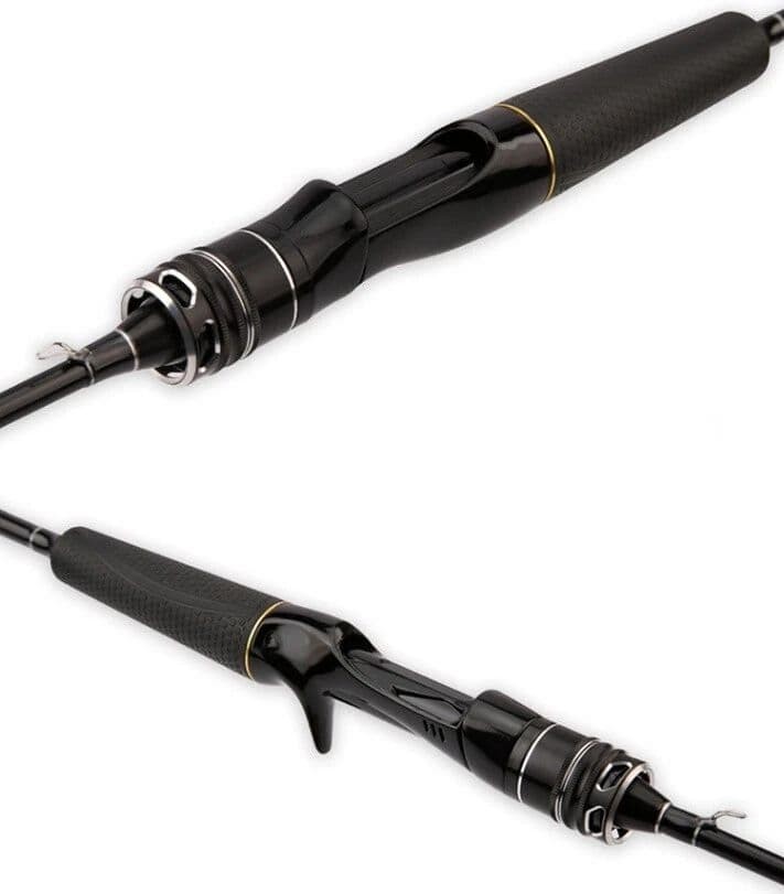 Sea Bass Spinning Rod 4pcs Compact 49cm Travel Bait and Egging Tool