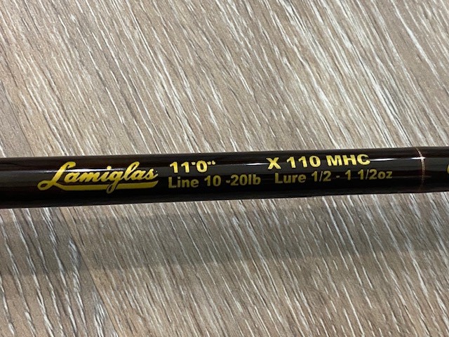 Lamiglas X110 MHC Certified Pro 2 Pc 11′ Casting Rod 10-20 lb Broken Tip