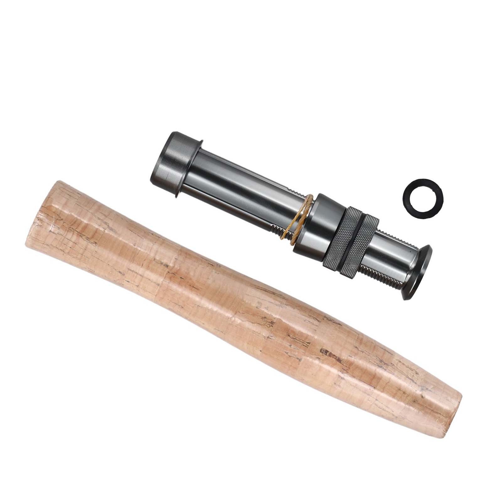 Cork Fly Fishing Rod Handle Grip With Reel Seat DIY Building Repair Kit New