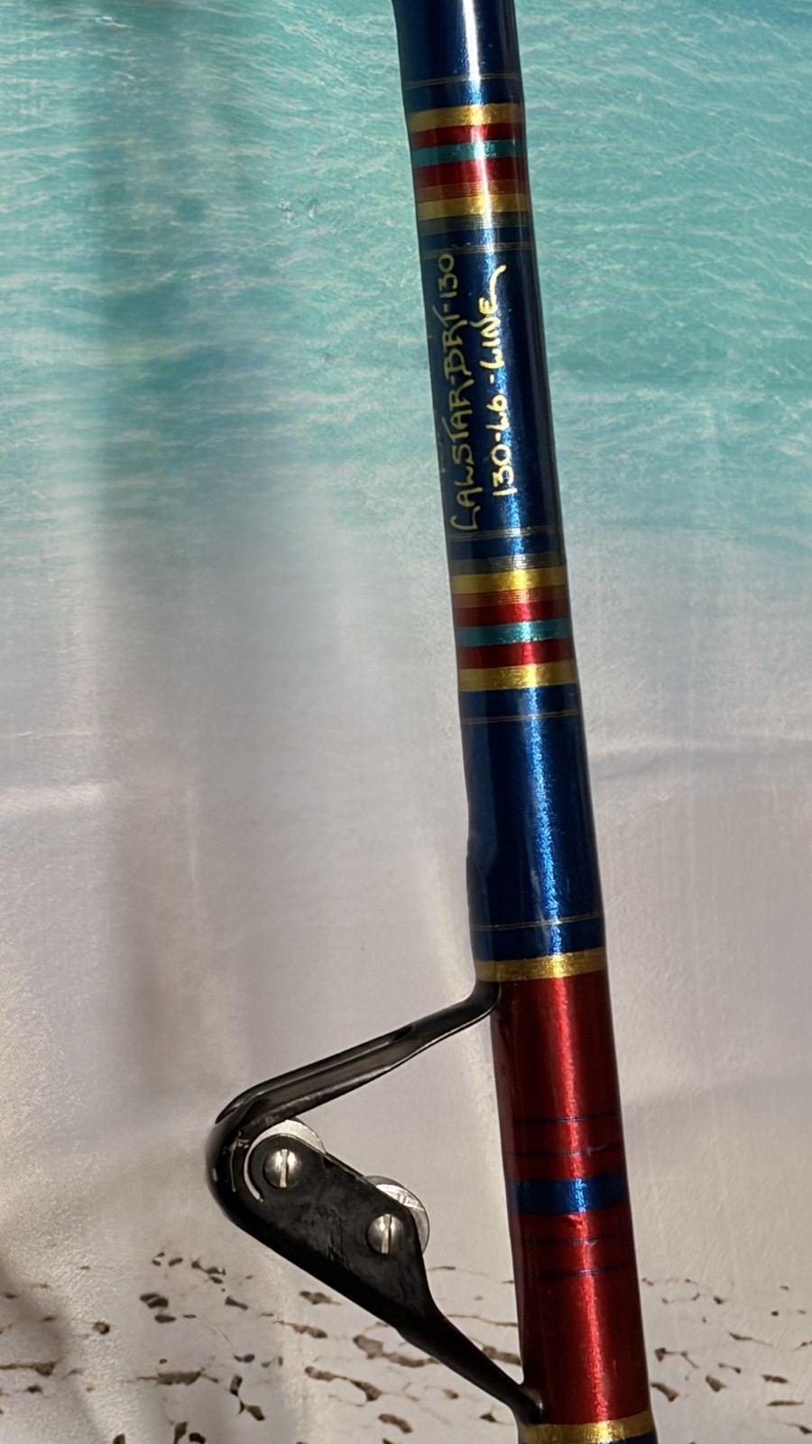 Custom Built CALSTAR BRT-130 Big Game Tuna Rod by LONGFIN 130lb Line 5’8″ AFTCO