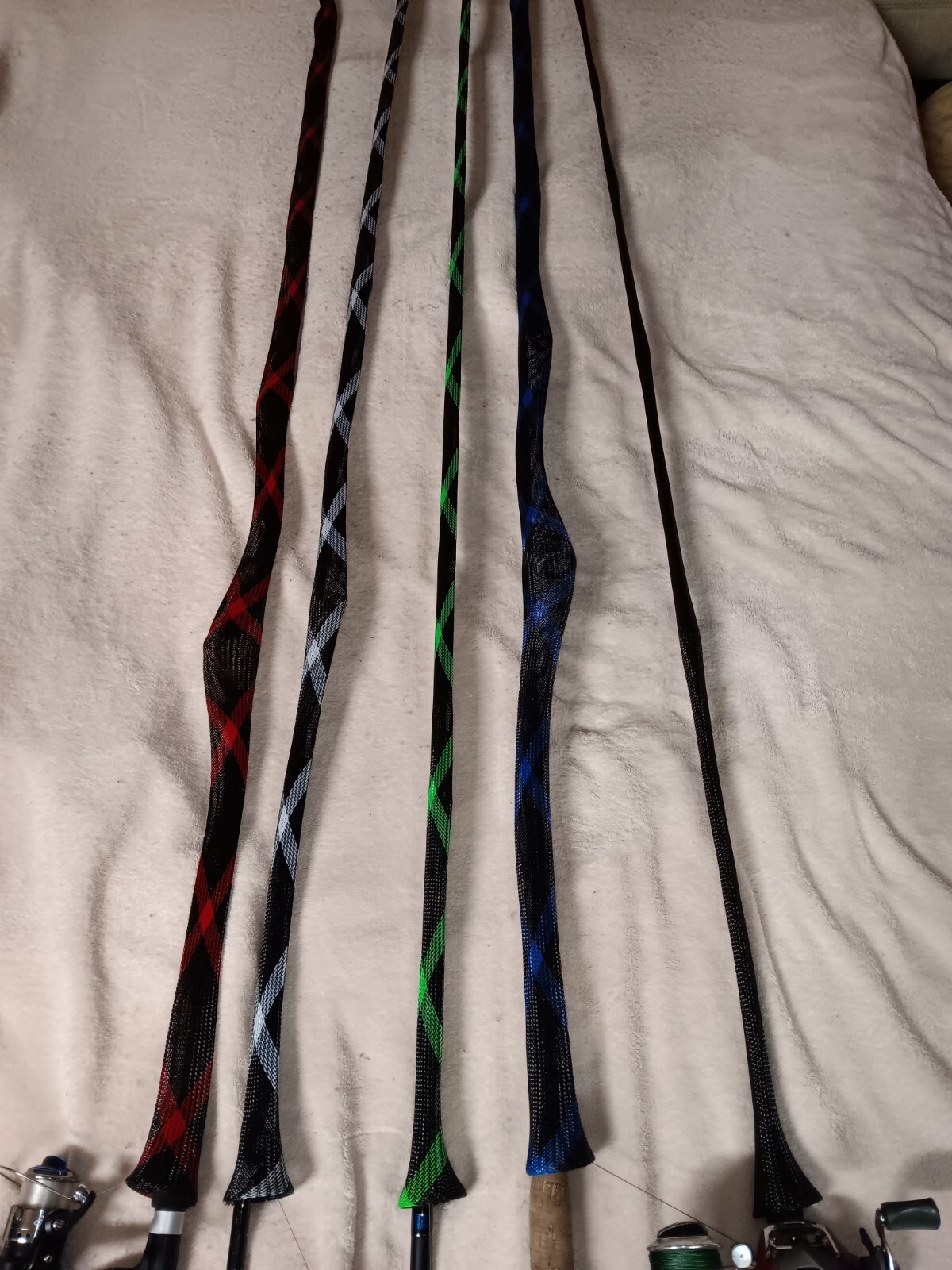 5 Broken Rod Baits Premium Rod Socks. Mixed Colors
