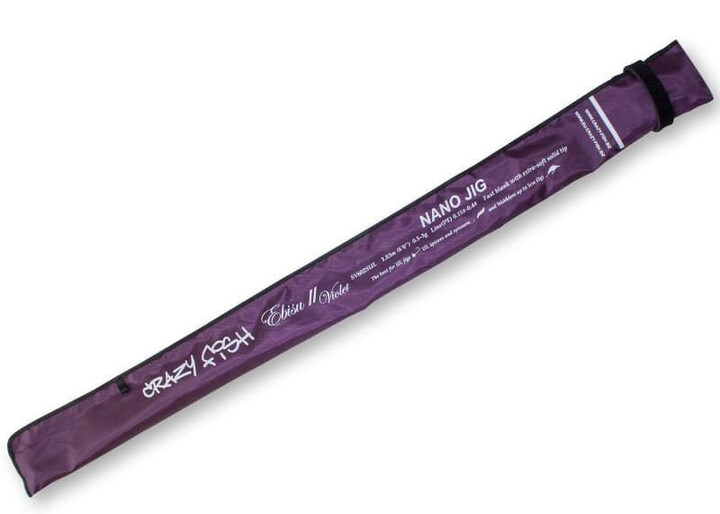 Spinning Crazy Fish Ebisu II Violet SV 602 SUL Nano Jig new style (0,5-3g 183cm)