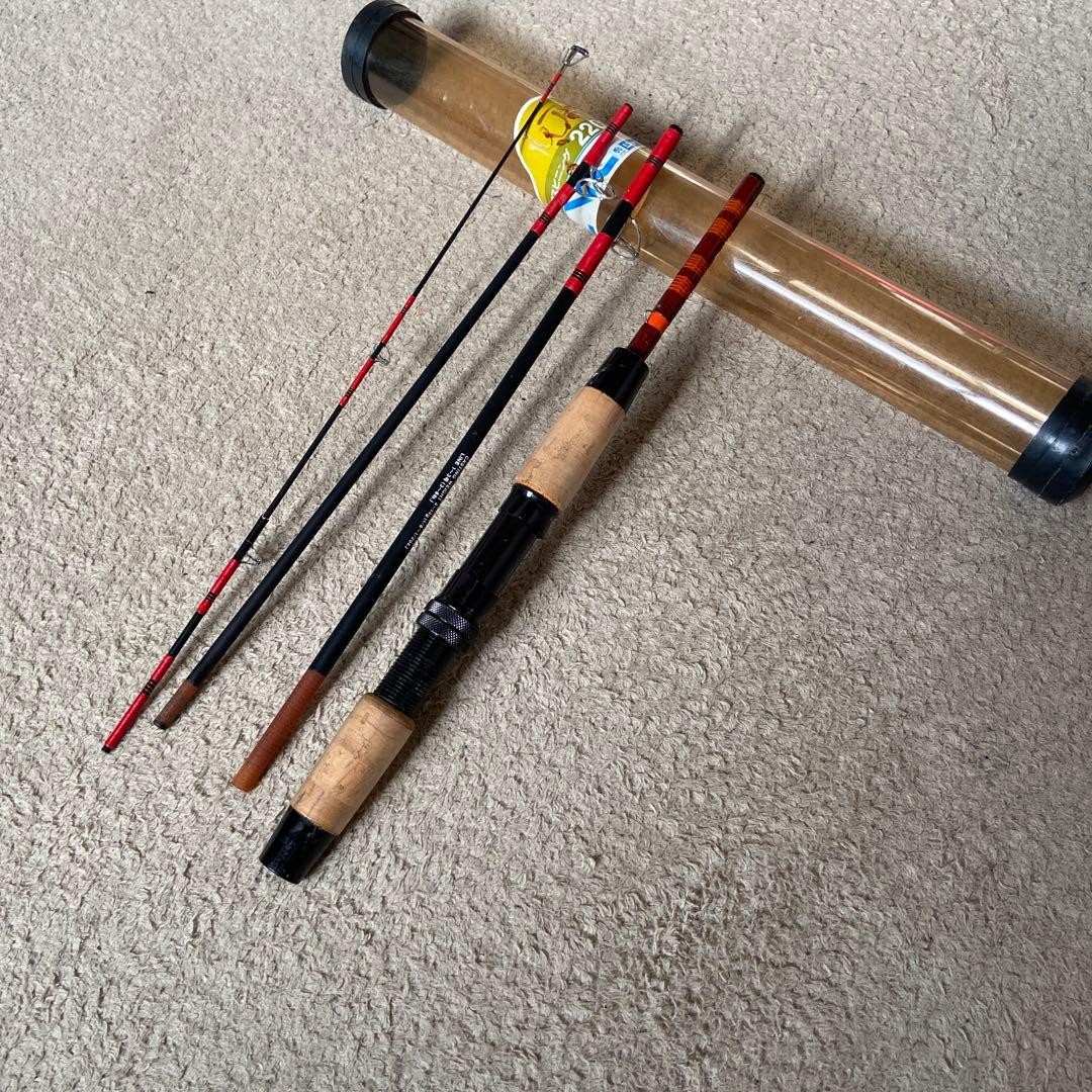 Ryobi 2201 Carbon Fishing Rod with Cork Handle & Case for Stream Fishing