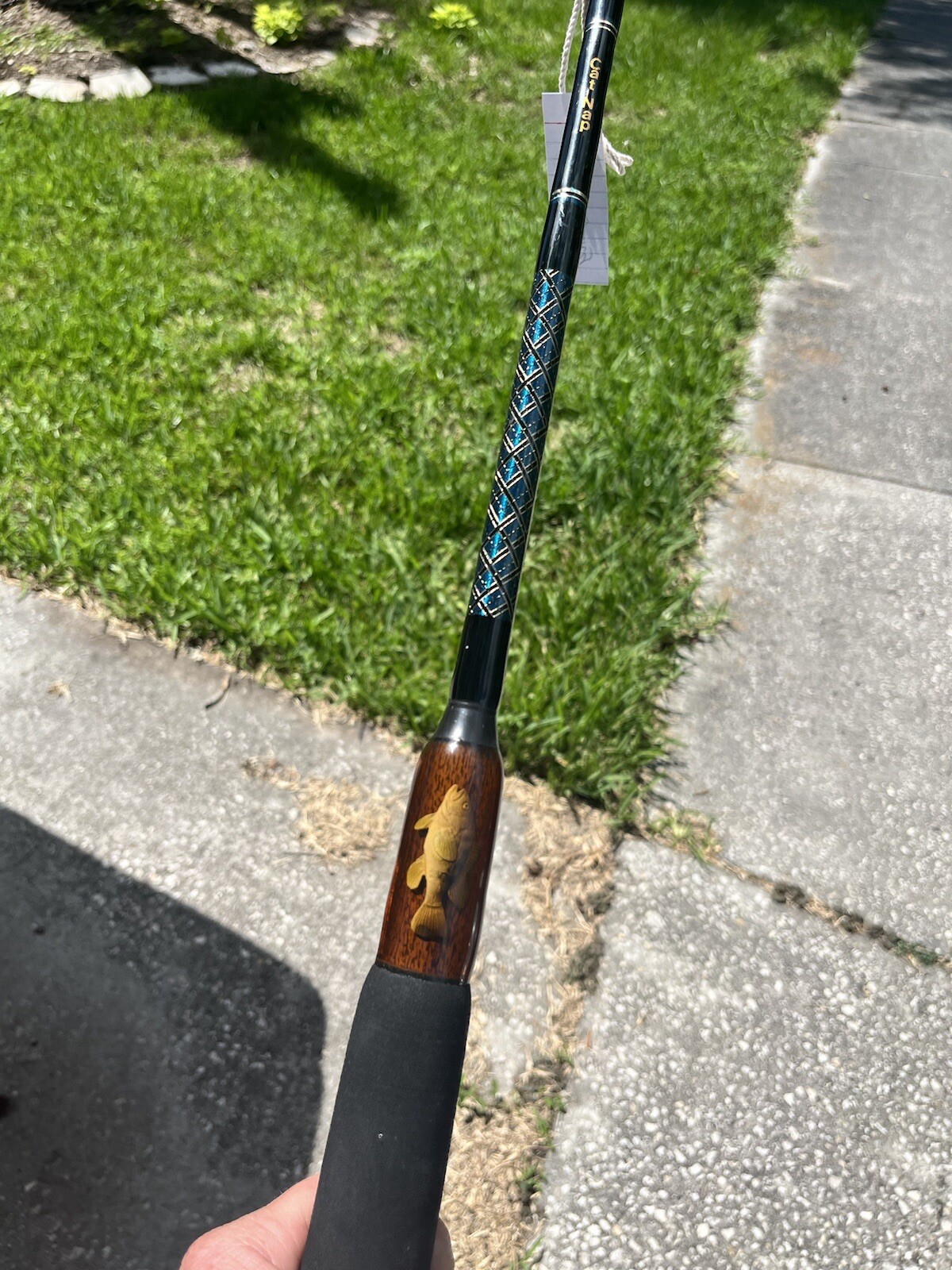Jesse Buky Fishing Rod Custom Built Wrapped Heavy Duty Cat Nap Vintage