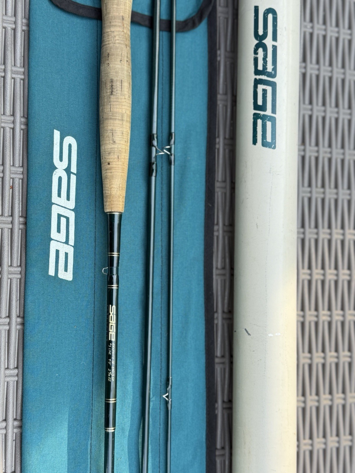 Vintage classic Sage Graphite IV 590-3 SP fly rod