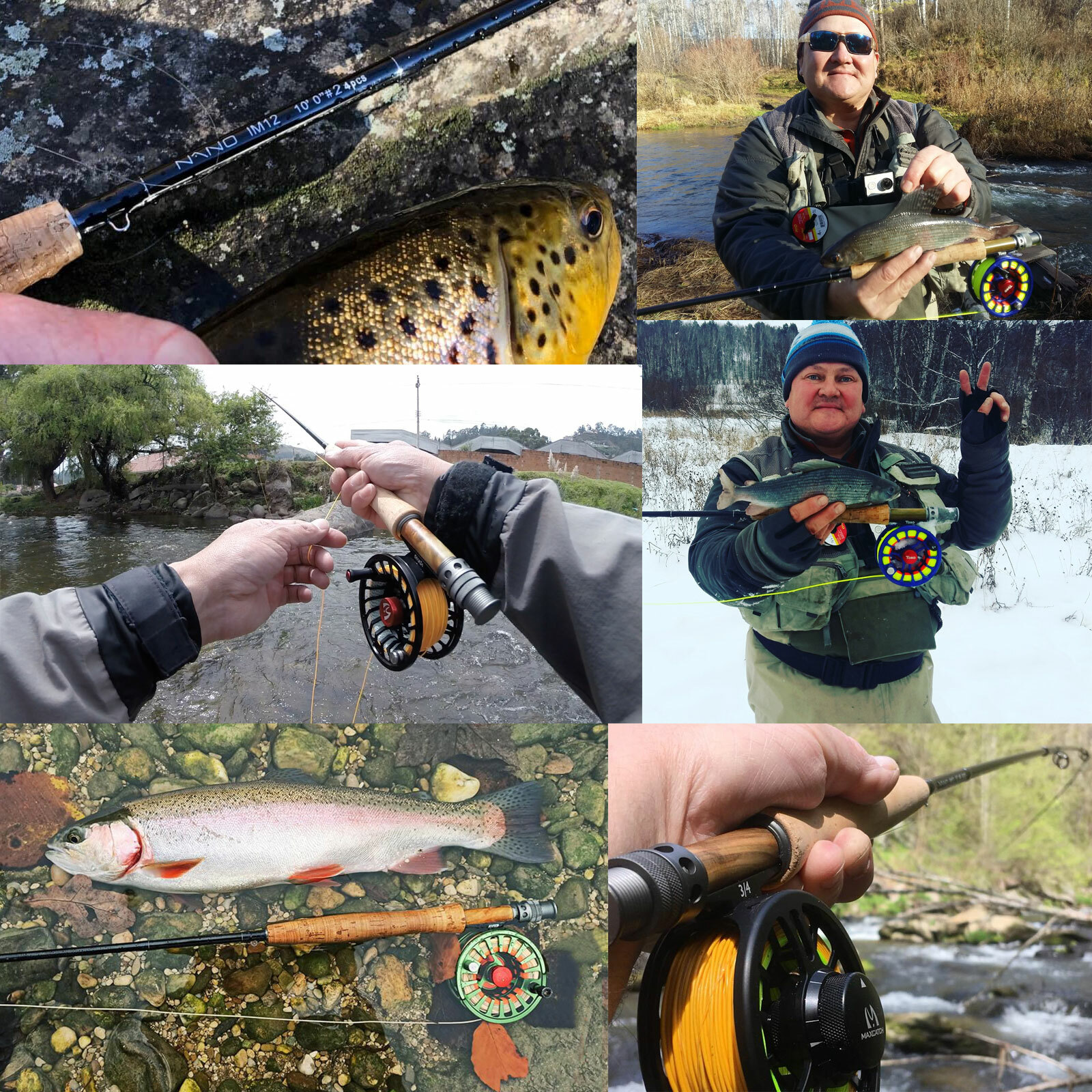 Maxcatch Nano Nymph Fly Fishing Rod 2/3/4WT 10ft IM12 Toray Carbon Fast Action