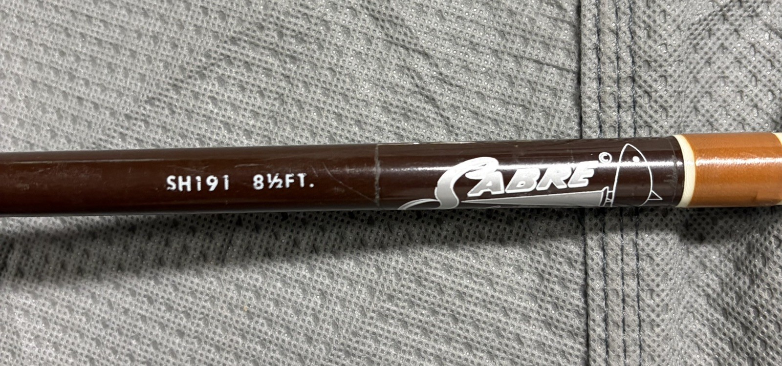 Vintage SABRE Custom Made Surf Spinning Rod SH 191 8 1/2′ 2 Pc RARE!
