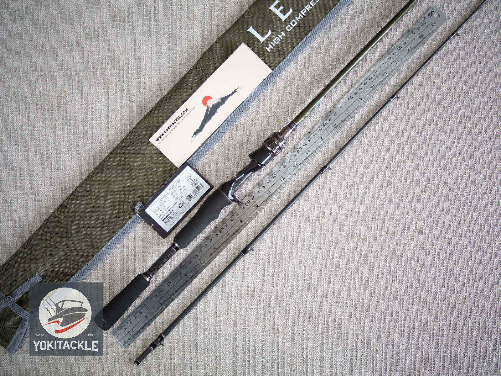 Megabass LEVANTE JP F3-67LV 2P Baitcasting Rod Shipping from JAPAN