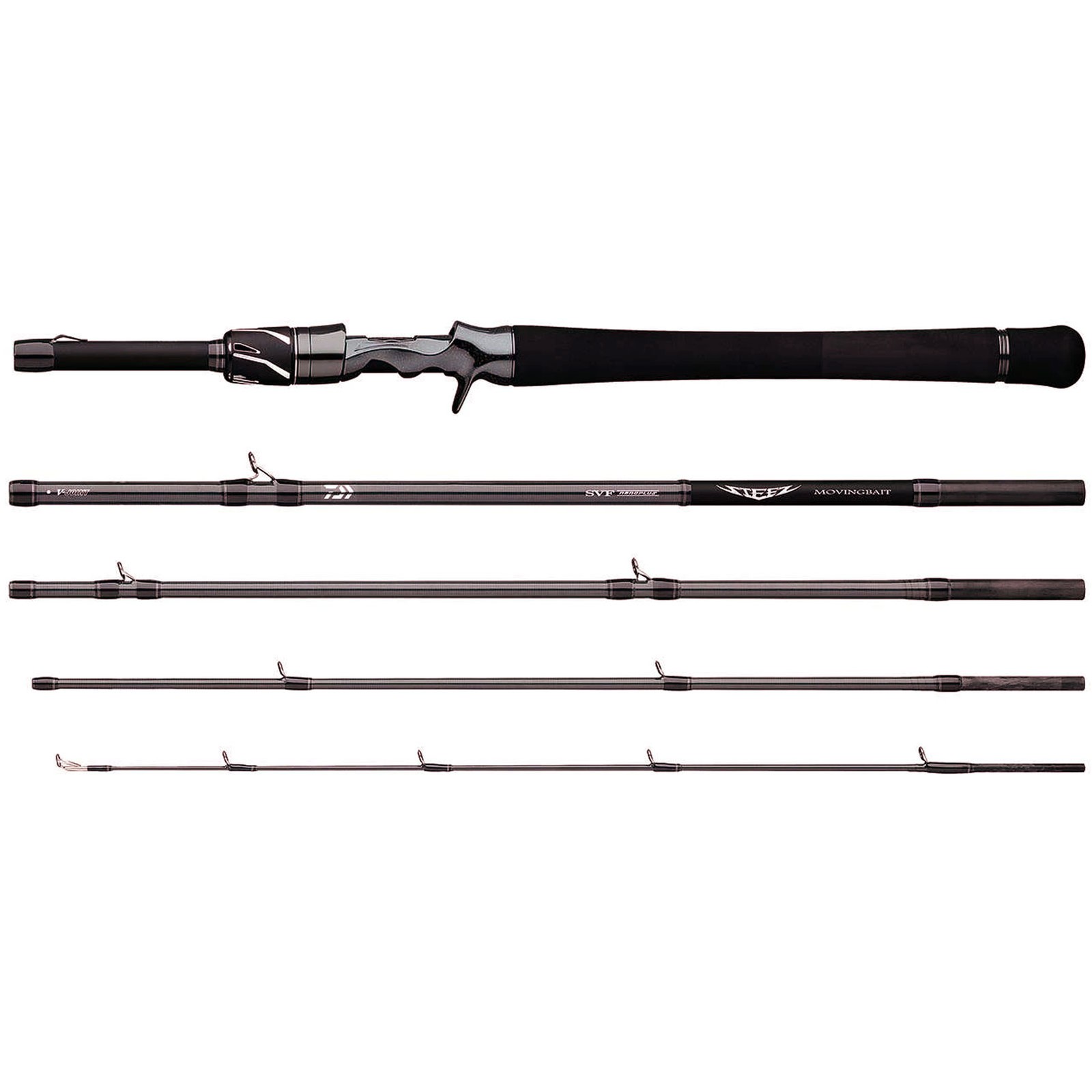 DAIWA Steez 4-12lb Spinning Travel Rod (SZTR715MFS)