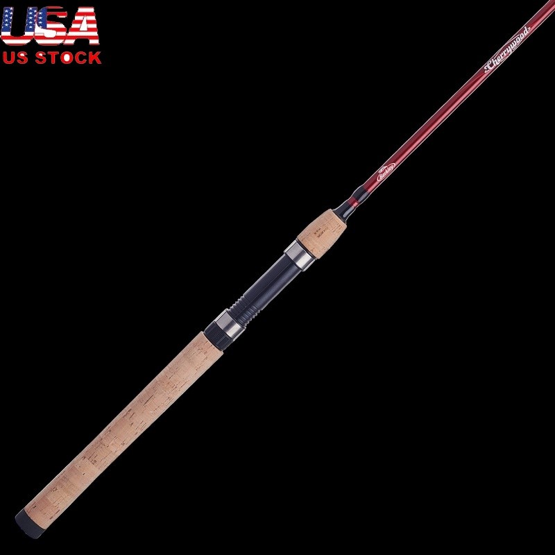 Light Spinning Fishing Rod 56in 2 Piece Cork Handle Hybrid Design 2-6LB Line New