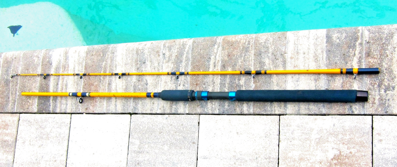 Vintage Eagle Claw Starfire SF501 2-Piece Live-Bait Rod: 7’6”; 15-30lb – USED!!!