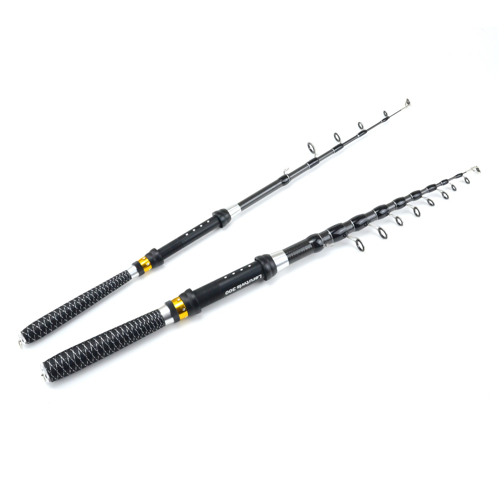 Hard Fishing Rod Carbon Fiber Telescopic Fishing Rod Fishing Pole 1.8M-3.0M