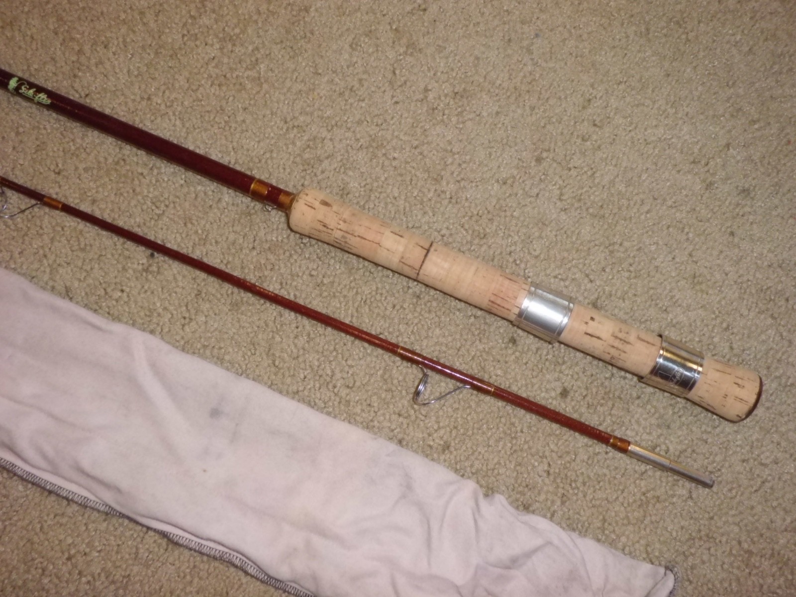 Vintage SILAFLEX SP65RL-2 Light Spinning 6’5″Rod made in USA