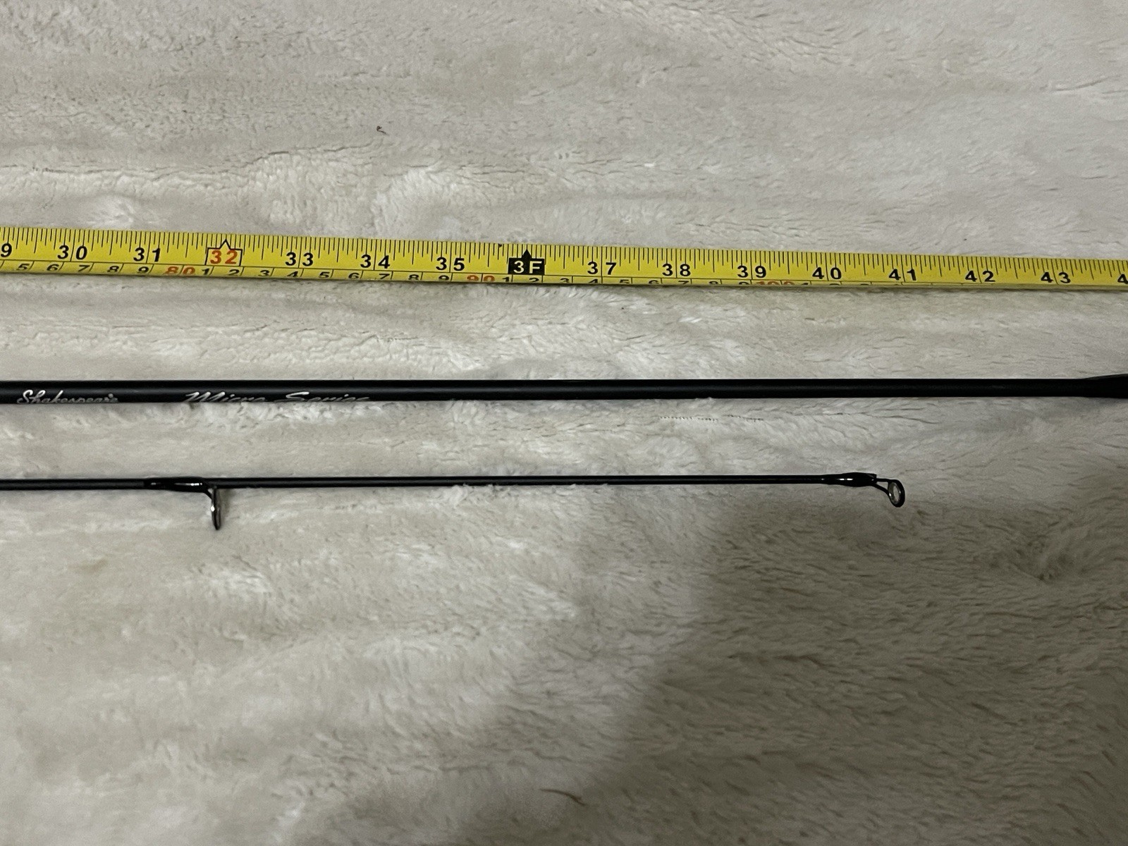 Shakespeare Micro Series MCRSP 56 L 4’7″ Light 2 piece Rod clipped Tip EUC