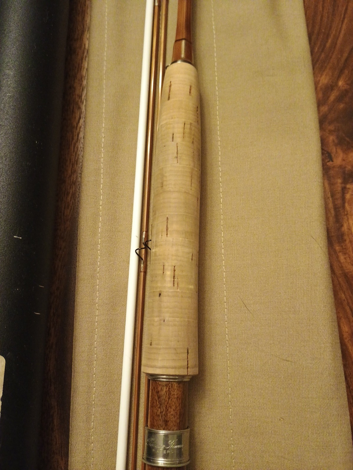 VINTAGE THOMAS & THOMAS BEAVERKILL BAMBOO FLY ROD 8’0” #5 SERIAL #5184 2/2