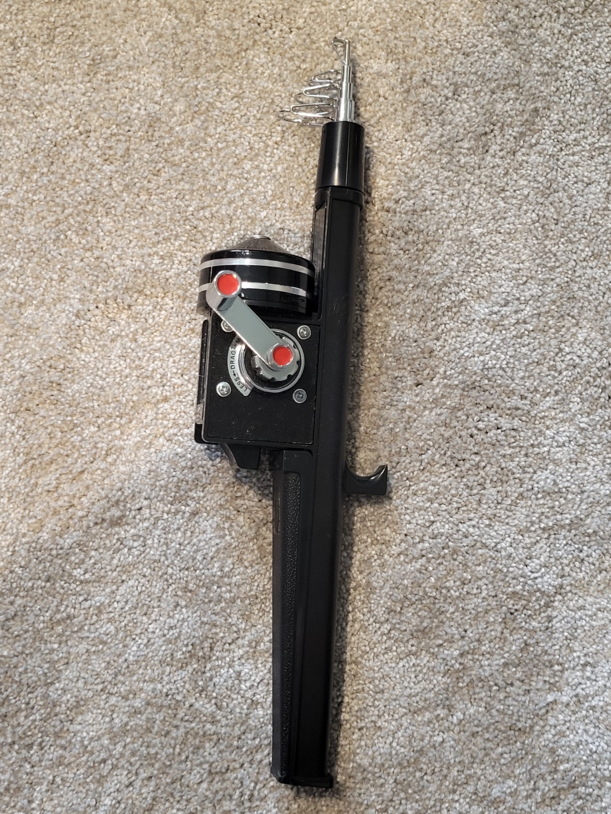 ST. CROIX 1970’s Extendable Fishing Rod W/ Carrying Bag (missing Range Finder)