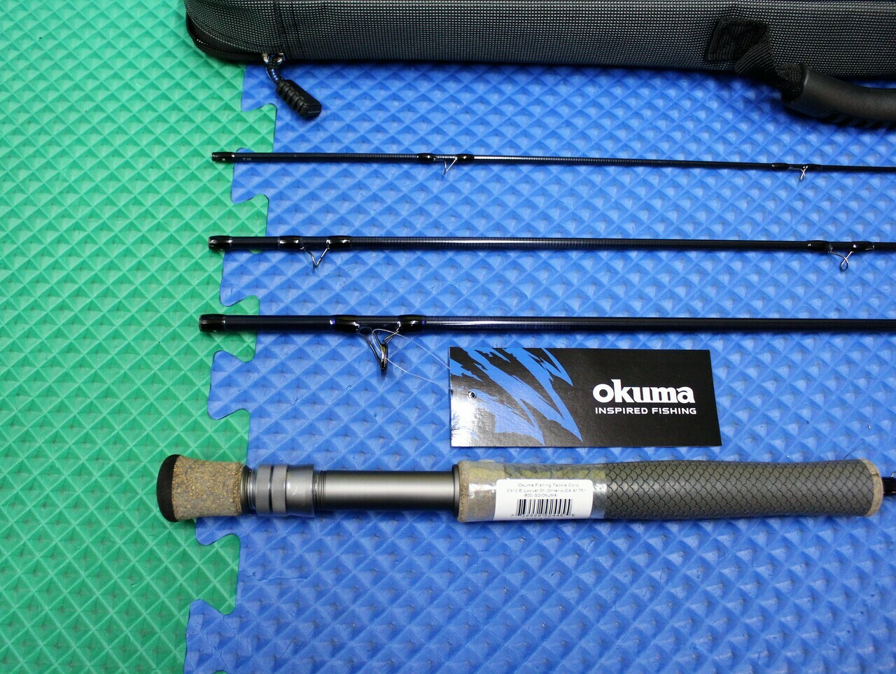 Okuma Nomad Fly Rod 9′ 0″ 4-Pc With Soft Sided Storage Bag NTF-8-90-4