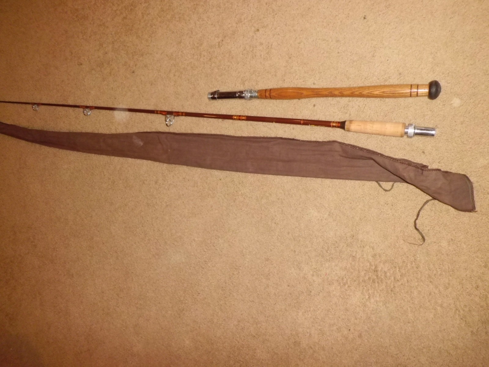 Vintage GARCIA Conolon 2532T Medium Action Conventional Boat 7′ Rod- USA