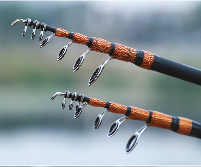 Telescopic Fishing Rods Carbon Fiber Ultra-Light Fast Rod Casting Spinning Pole