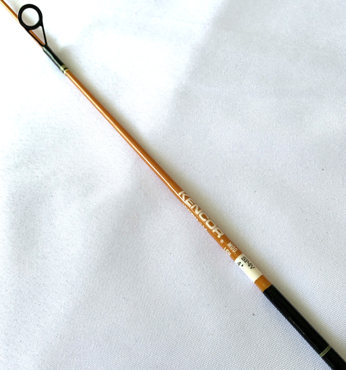 Kencor SP4V 4’ 1-4Lb Tenlew Magnaglas Ultra Light Fishing Rod Made In USA