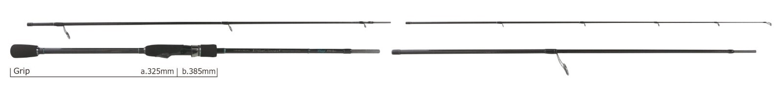 2025 Yamaga Blanks Blue Current Wizy Light Game Series 4pcs Travel Rod with Bag