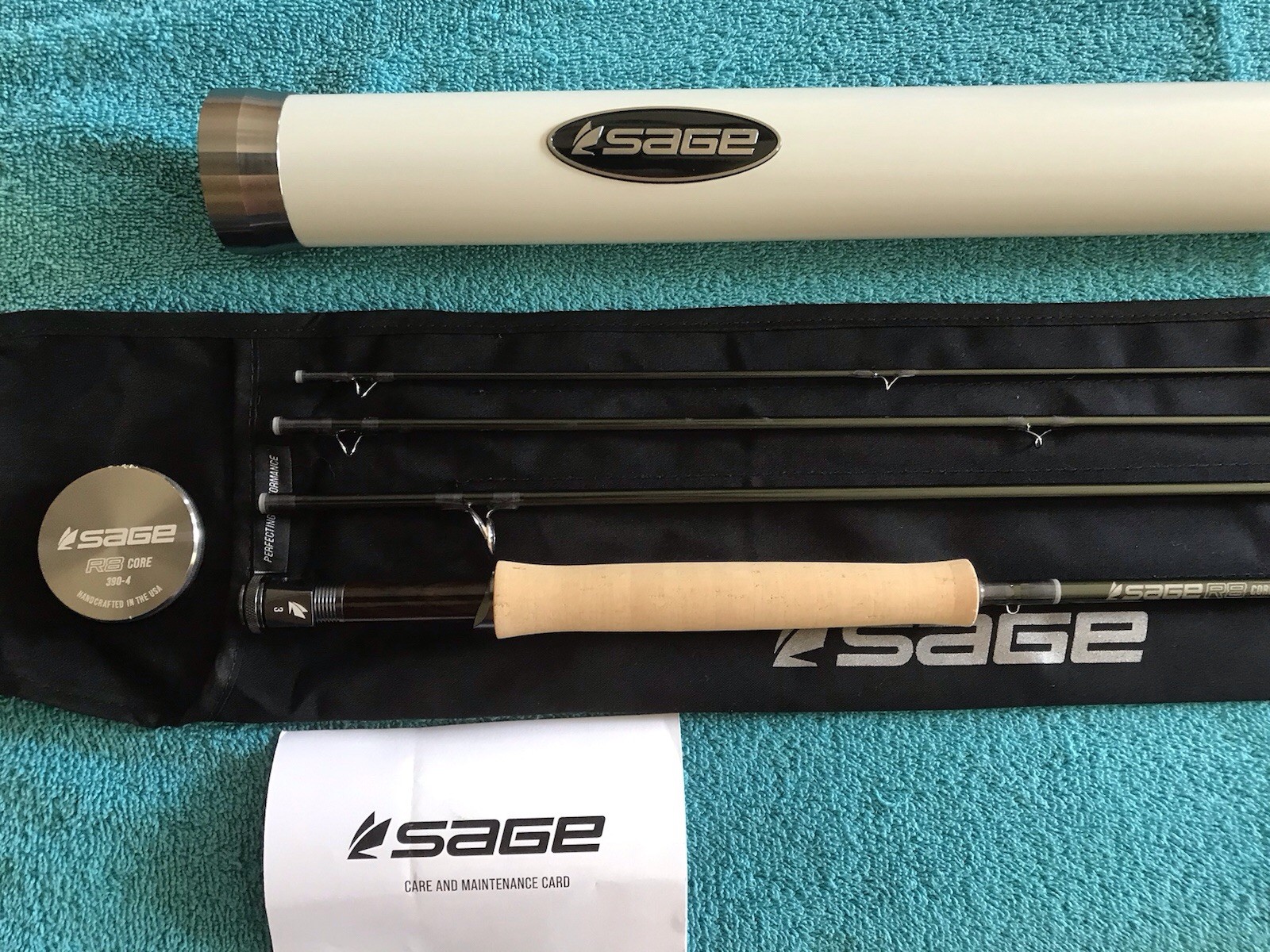Sage R8 Core 390-4 Fly Rod Brand New