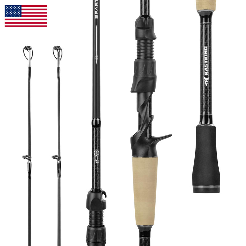 Kastking Spartacus Ii Plus Twin-Tip Spinning Casting Rods Im6 Graphite Blanks