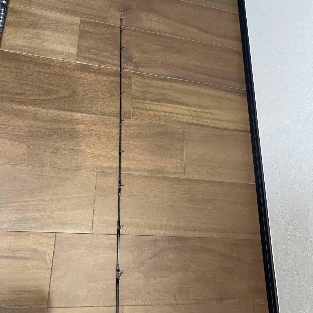 Black/Blue Jigging Rod EVA Grip Used 4x Guides
