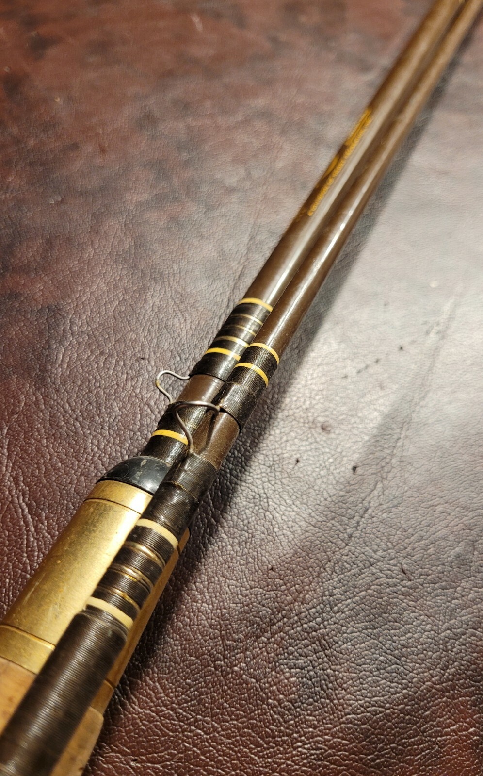 VINTAGE RODDY PRO SERIES 8′ 6″ INCH CONVENTIONAL FLY FISHING ROD GBH-HCH @@
