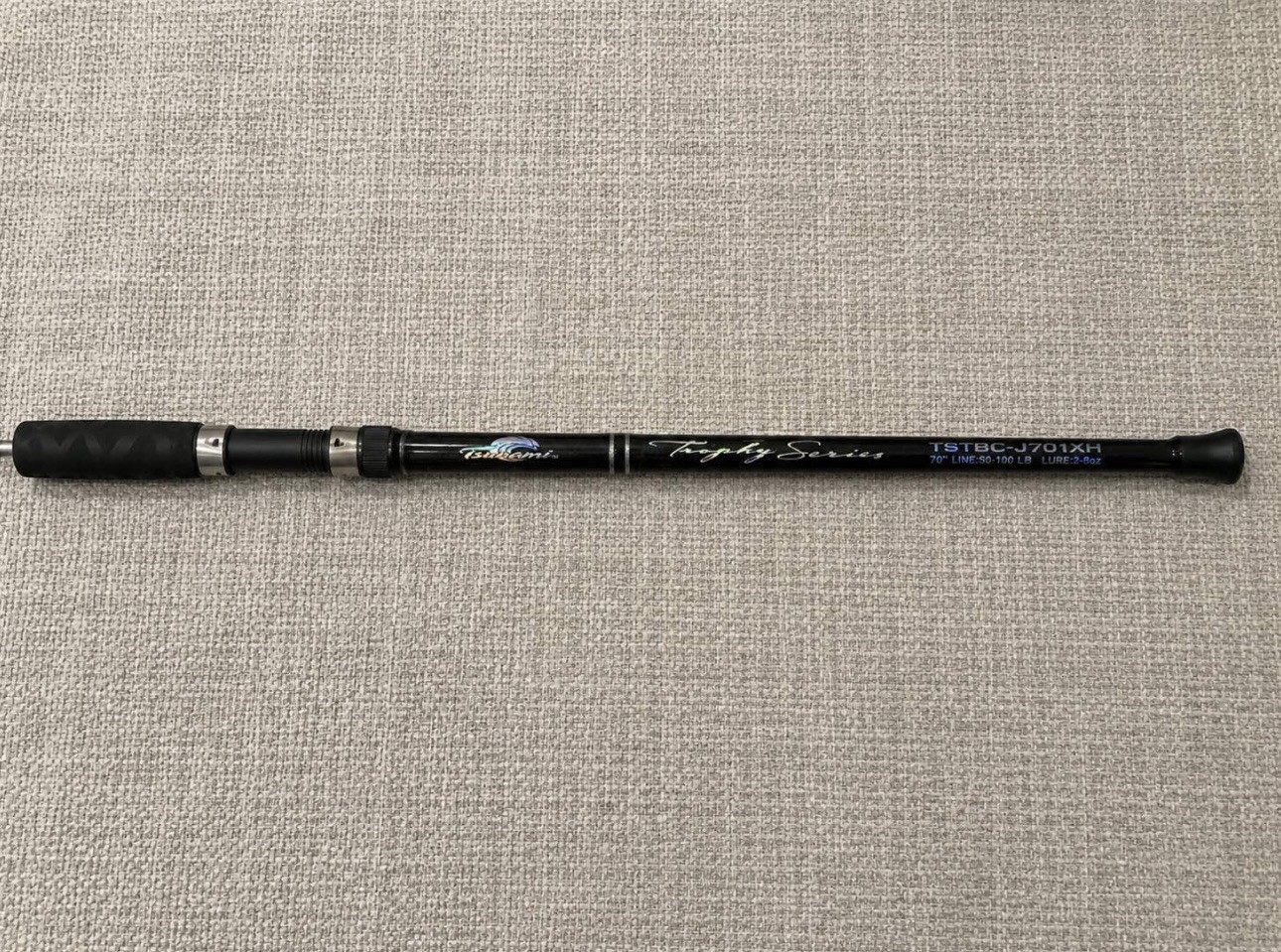 Tsunami Trophy Series TSTBC-J701XH 7′ Casting Rod XH Fast 50-100 lb 2-8 oz