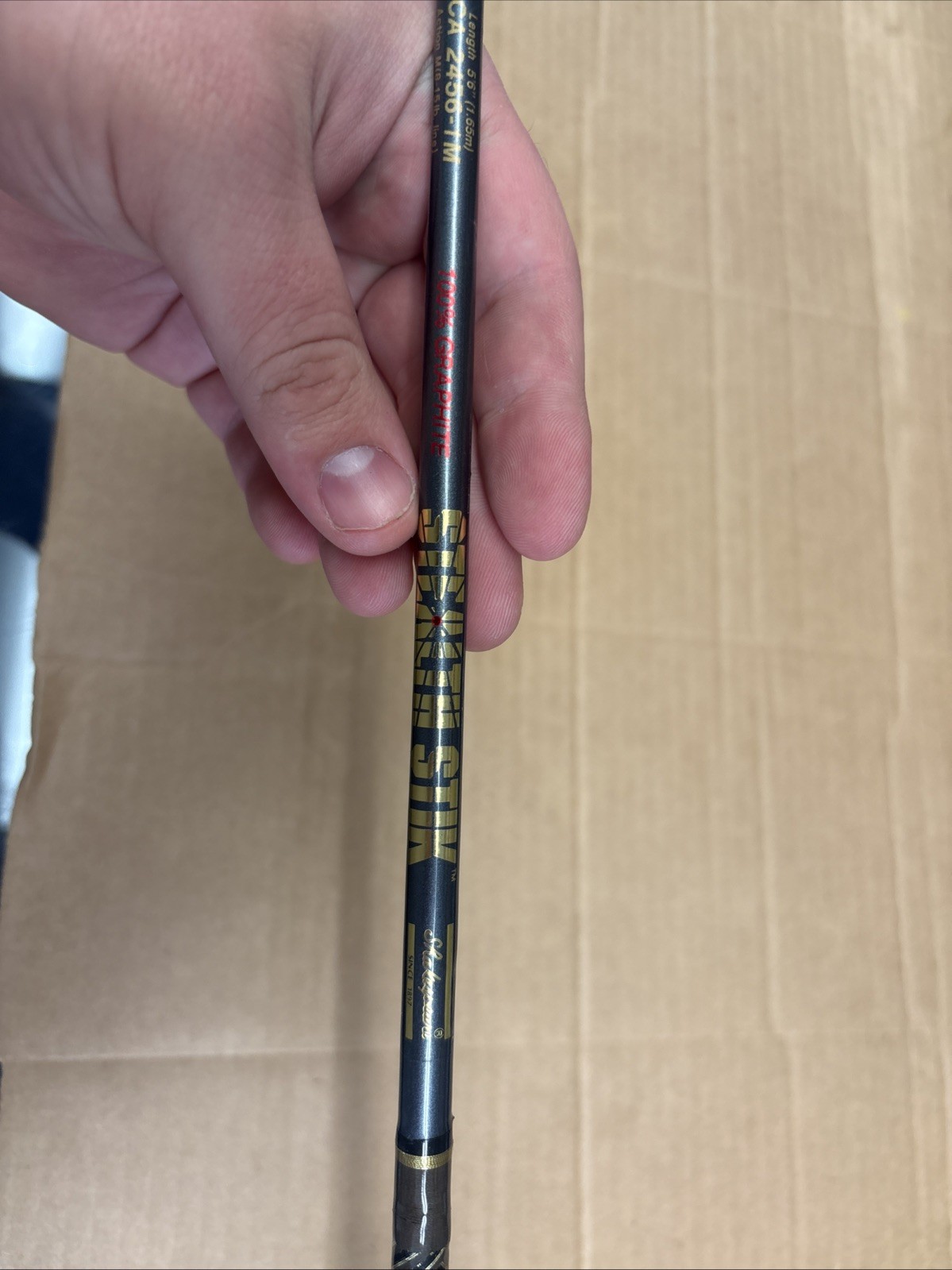Shakespeare Stealth Stik CA 2456-1M 5’6” Fishing Rod 1 Piece