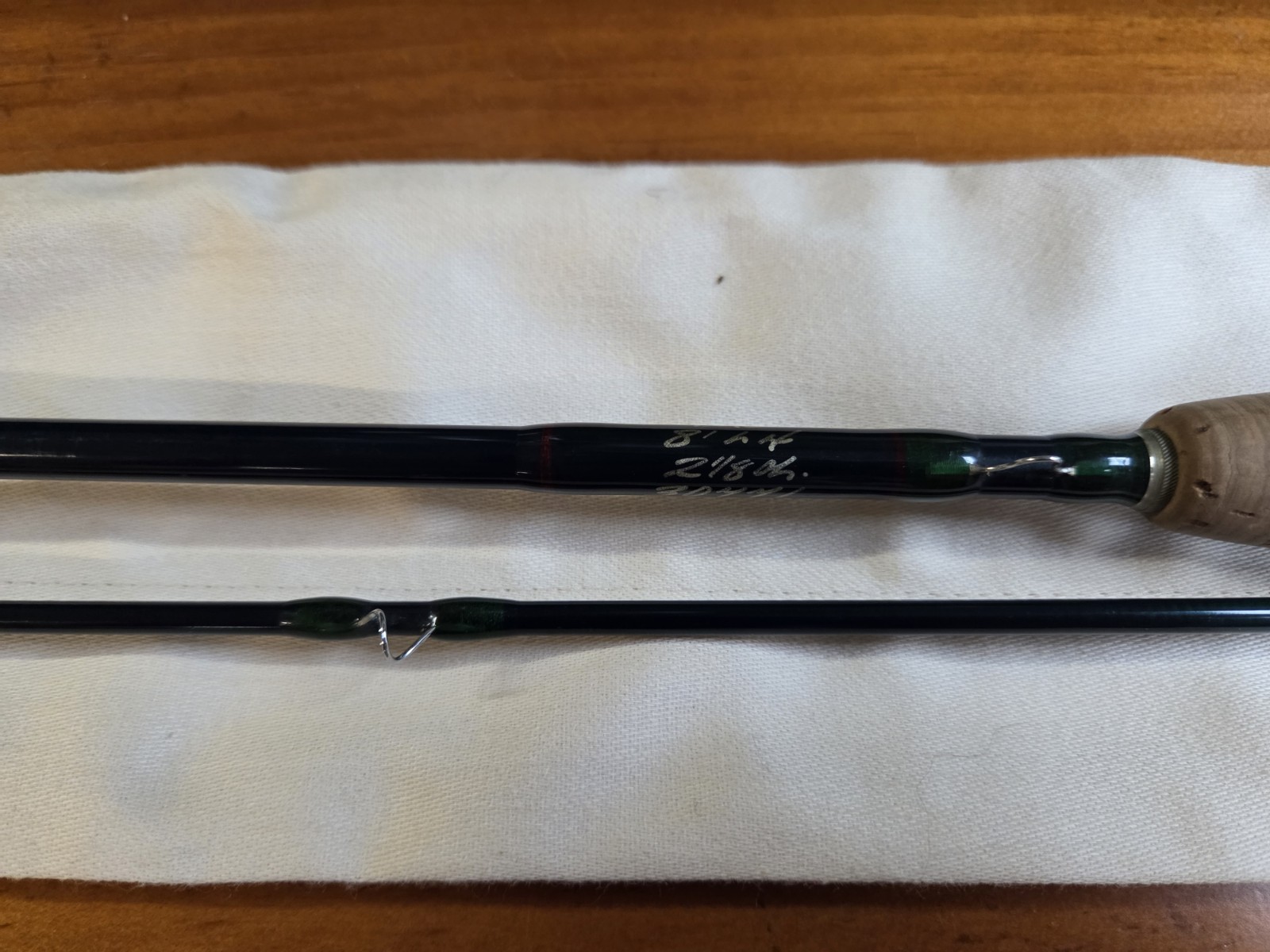 Vintage R.L.Winston IM6 8′ 4″ 2pc Fly Rod #30771 Zebra Cigar