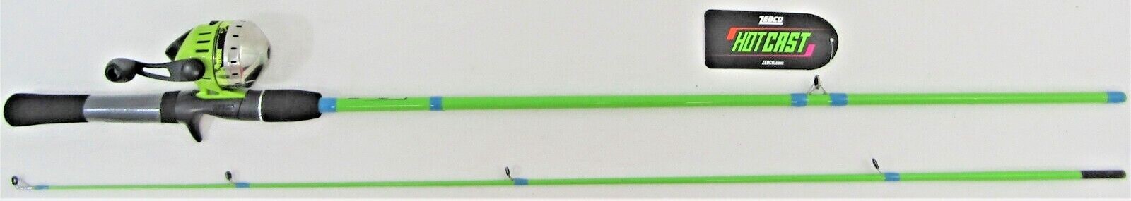 ZEBCO HOT CAST SPLASH 6’6″ HOT CHARTREUSE SPIN CAST COMBO #HCSTGRC662M