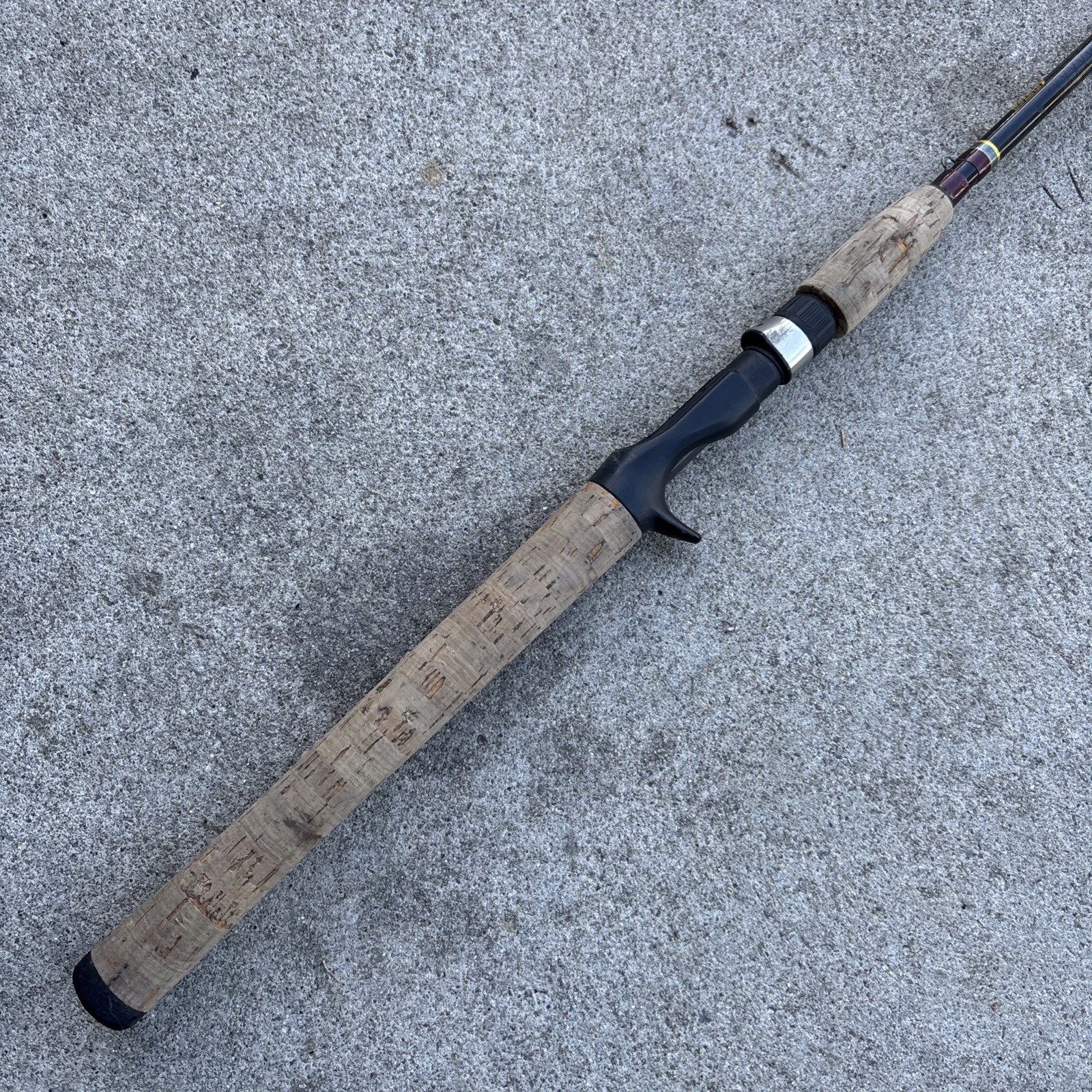 Berkley CWC701M 7’ Cherrywood Graphite Fishing Rod One Piece Medium Casting READ