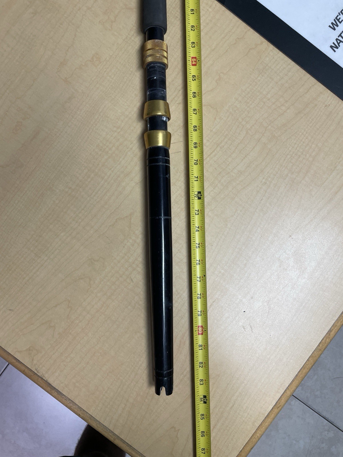 Kunnan IGFA conventional rod 50lb with Aftco guides and butt
