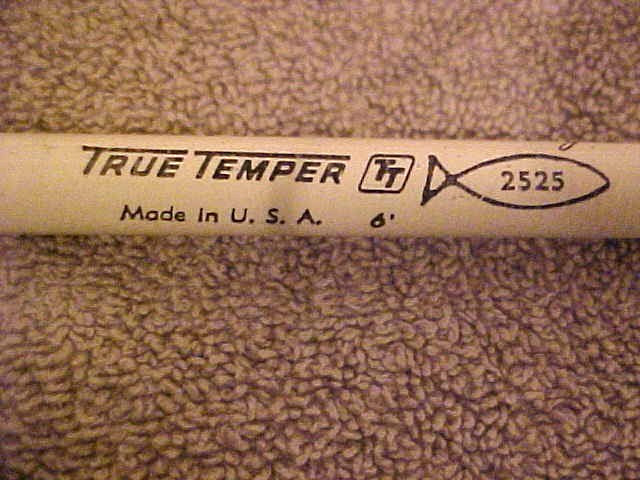 Lot (2) Big Game Saltwater Rods TRUE TEMPER 2525 6′ & CORONET Custom Made 6 1/2′
