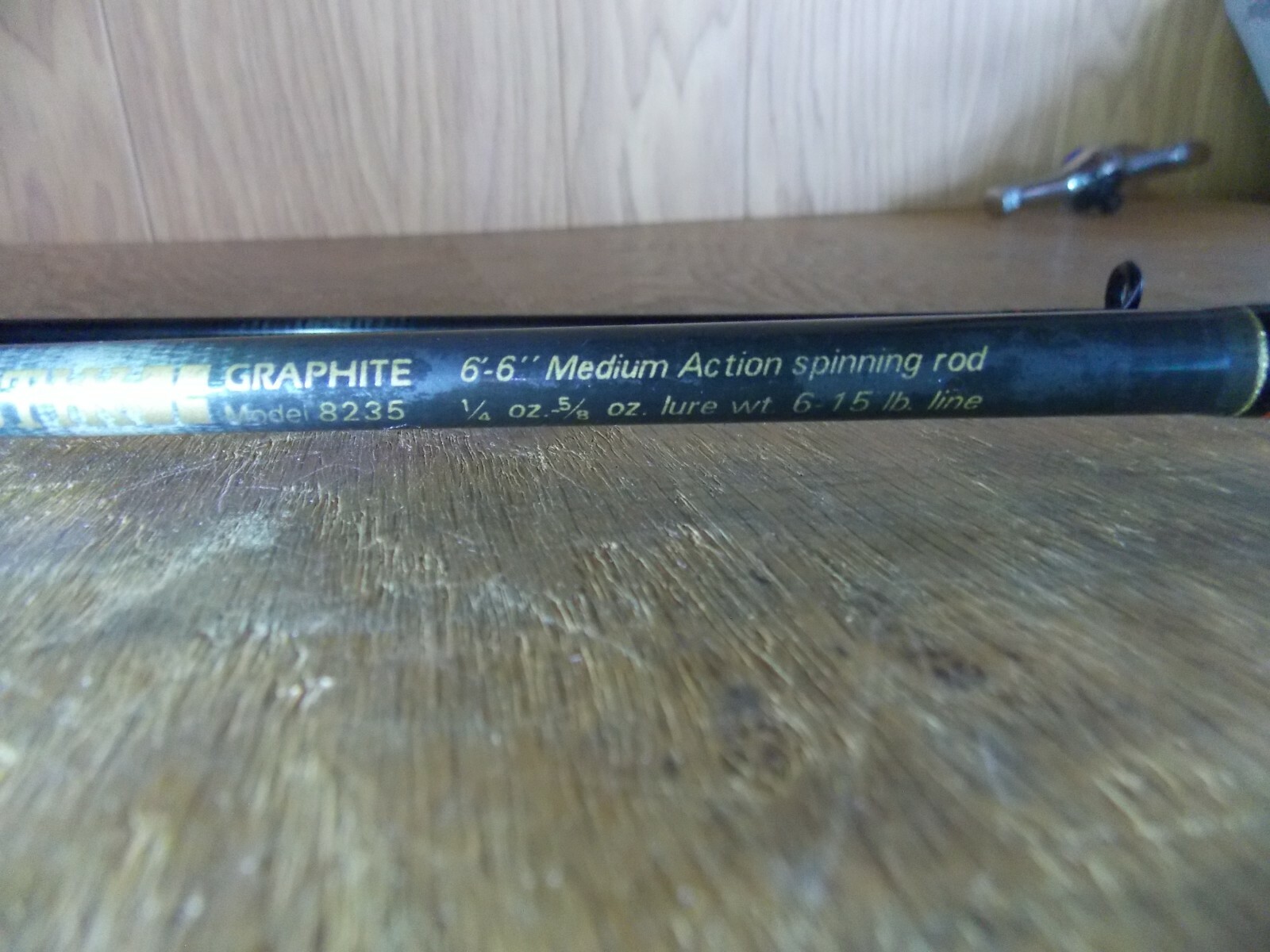 RARE Quantum Q-STIK Graphite Spinning Rod #8235 6’6″ Med 1/4-5/8oz CLEAN 10/26