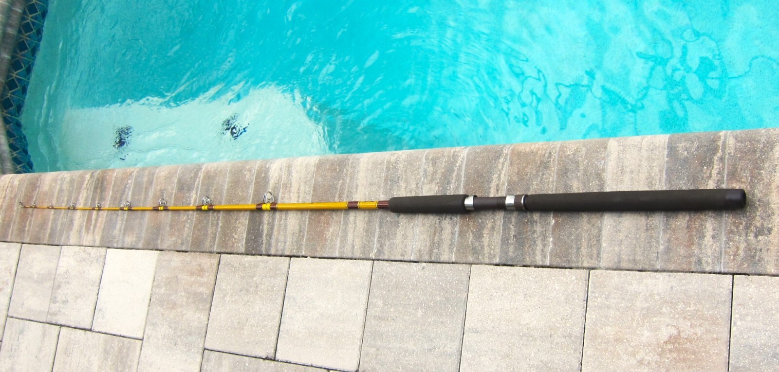 Vintage Fenwick PACIFICSTIK FENGLASS 1270C Live-Bait Rod: 7′; 12-30lb – NICE CD!