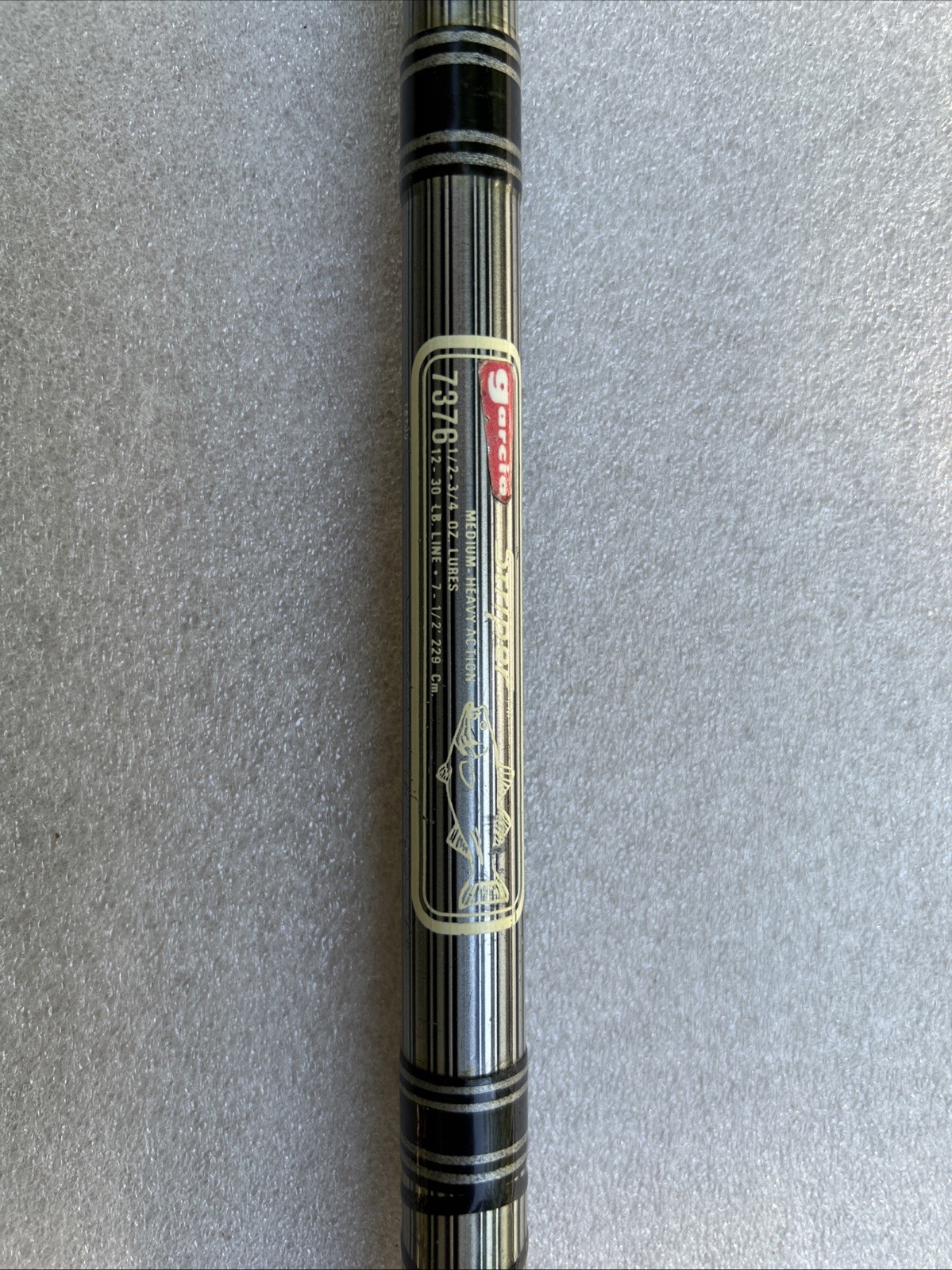 Vintage Garcia Striper Medium Heavy Action Spinning Rod
