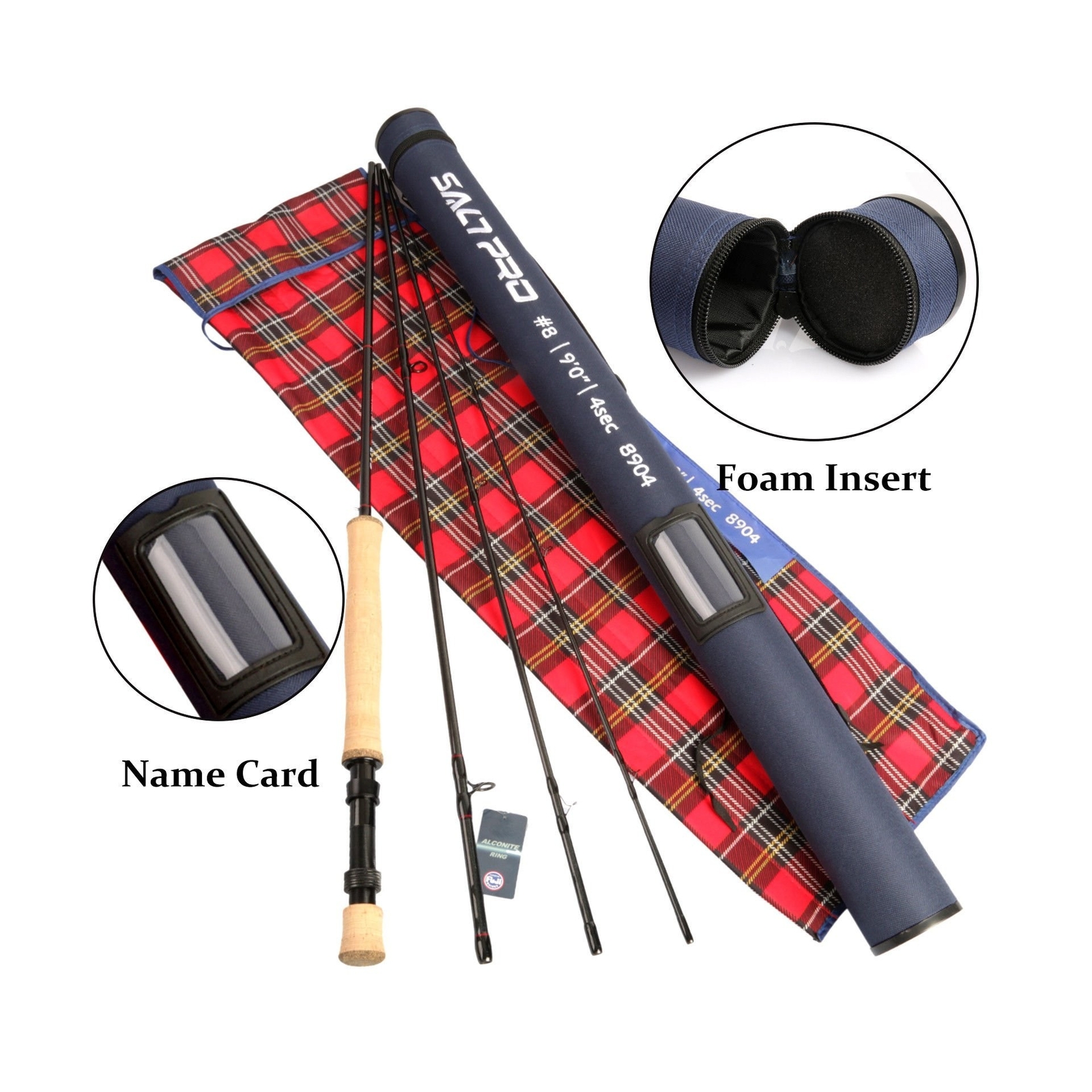 Maxcatch Saltwater Fly Fishing Rod 9ft 7/8/9/10/11/12wt Graphite IM10 Fast Ac…
