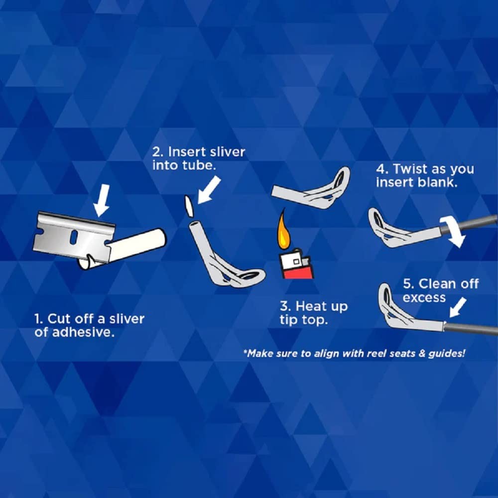 Crb Polymer Rod Tip And Ferrule Cement Glue Y 4In Stick