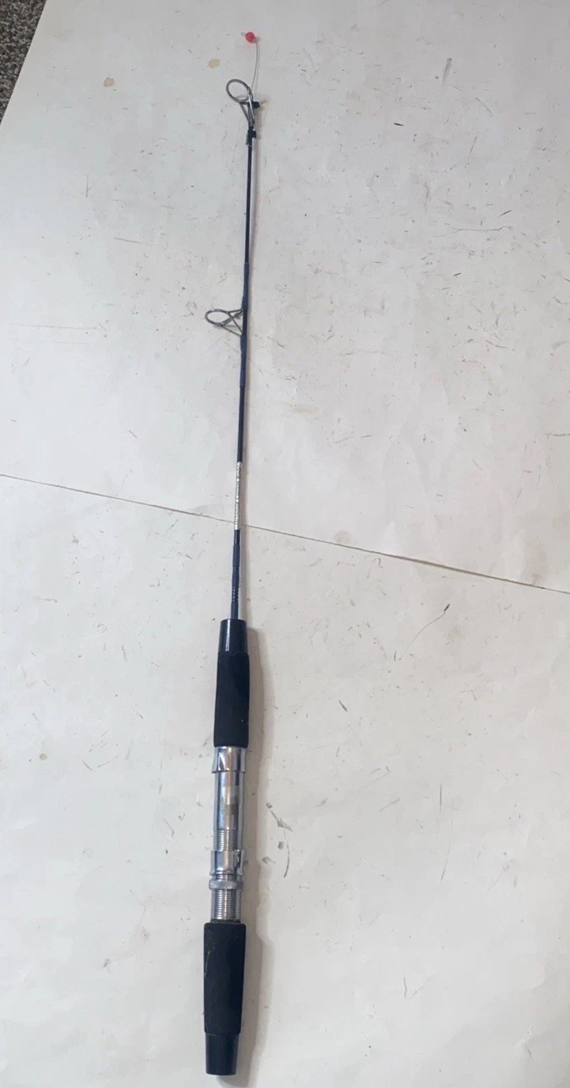Custom Ice Rod by Dynamite Custom Rods, 32” Light, Black With Foam Handle