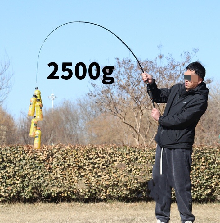 1.8M 2.1M Travel Fishing Rod Carbon Fiber Spinning Casting Lure Pole Fast Rods