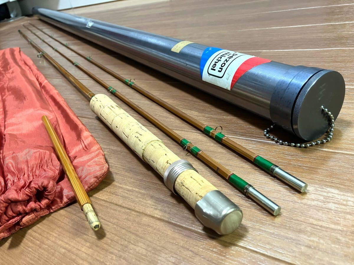 Pezon et Michel Ritz Super Parabolic PPP FarioClub 8’5 #6 Bamboo Fly Rod