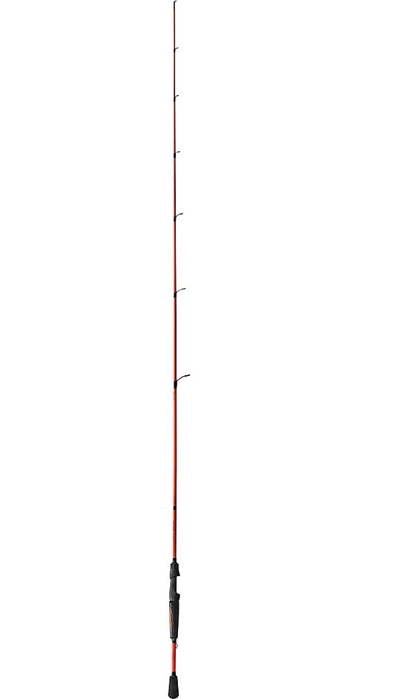 New Lew’s Mach Smash Red/Black Spinning Rod 7’2″ Medium Heavy Fast IM6 Graphite