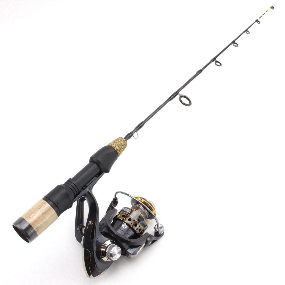 60cm Ice Fishing Rod Combo: Portable Winter Pole and Reel Set for Fishermen