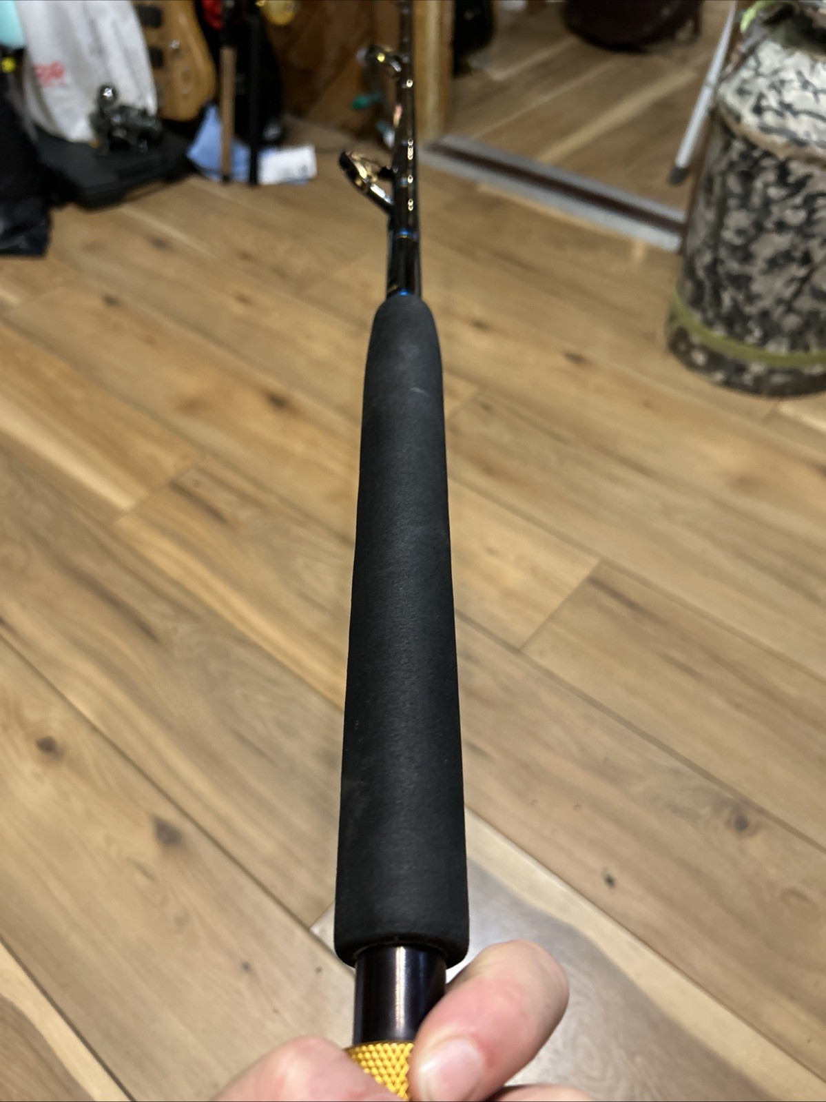 Custom 5’6 Kevin Bogan Offshore Trolling Fishing Rod, Afco Roller Guides ￼