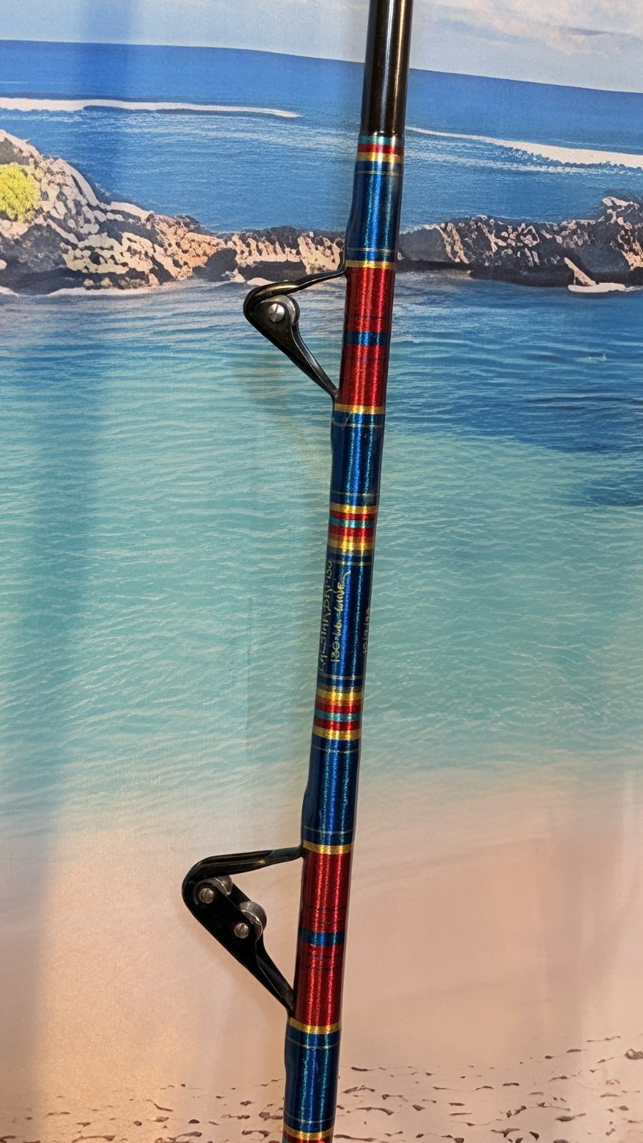 Custom Built CALSTAR BRT-130 Big Game Tuna Rod by LONGFIN 130lb Line 5’8″ AFTCO