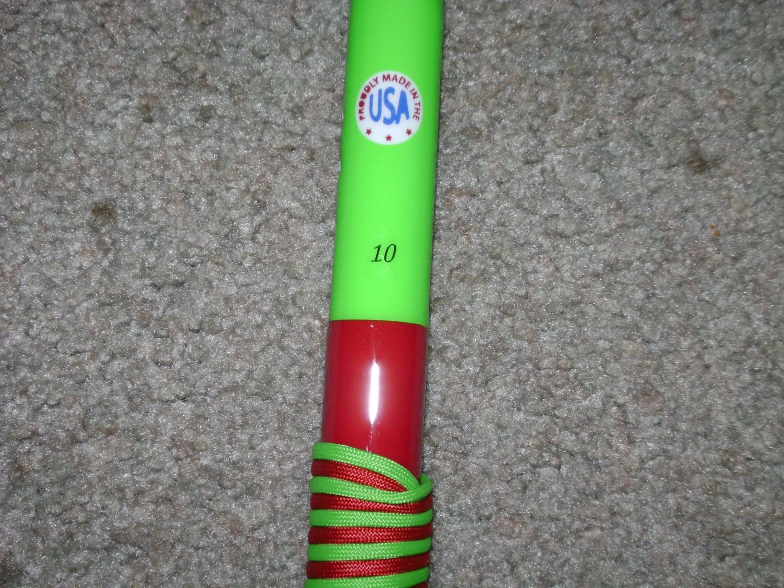 GLOW ROD MEAT HUNTER EXTREME 10′ HVY SPINNING -GLOWS GREEN -BIG FISH, SHARK !